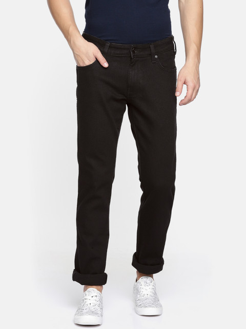 

Wrangler Men Black Slim Fit Low-Rise Clean Look Stretchable Jeans