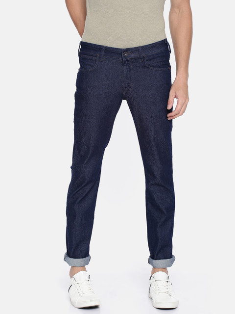 

Wrangler Men Blue Skanders Slim Fit Low-Rise Clean Look Stretchable Jeans