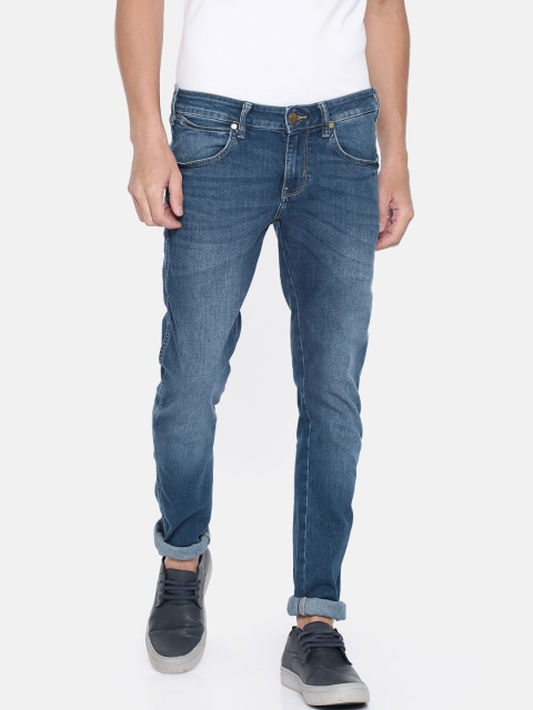 

Wrangler Men Blue Vegas Skinny Fit Low-Rise Clean Look Stretchable Jeans