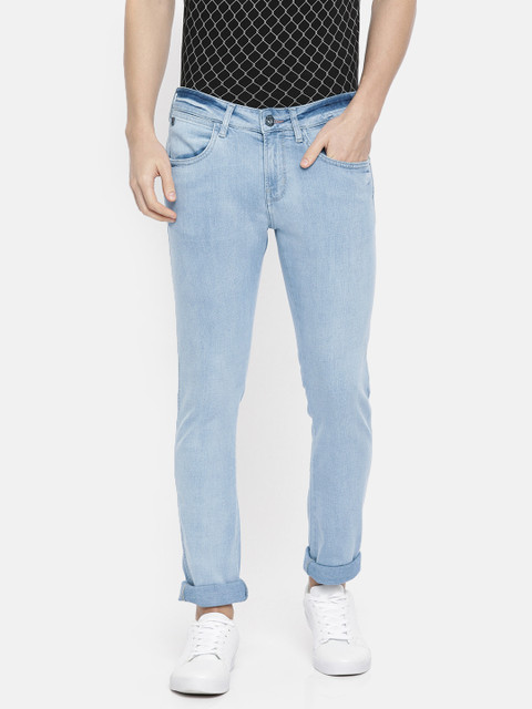 

Wrangler Men Blue Vegas Skinny Fit Low-Rise Clean Look Stretchable Jeans