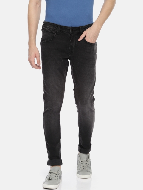 

Wrangler Men Black Vegas Skinny Fit Low-Rise Clean Look Stretchable Jeans