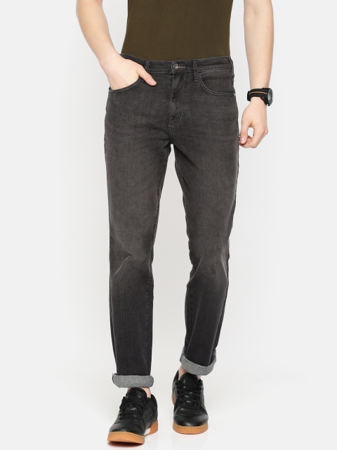 

Wrangler Men Black Texas Comfort Fit Mid-Rise Clean Look Stretchable Jeans