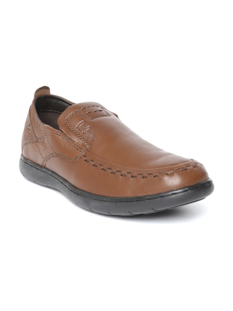 

Lee Cooper Men Brown Slip-Ons
