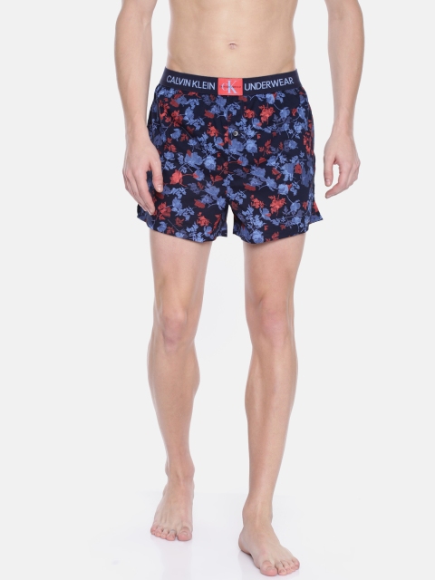 

Calvin Klein Underwear Men Black & Blue Slim Fit Monogram Boxer NB18451LK-1LK