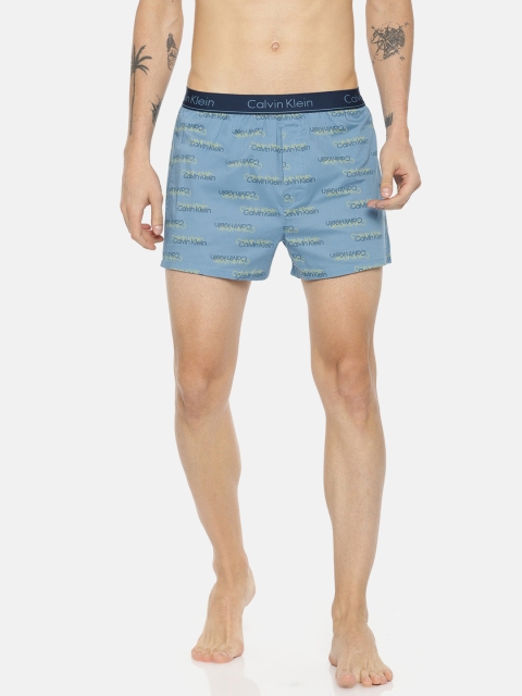 

Calvin Klein Underwear Men Blue Pure Cotton Boxers NB15247RZ-7RZ