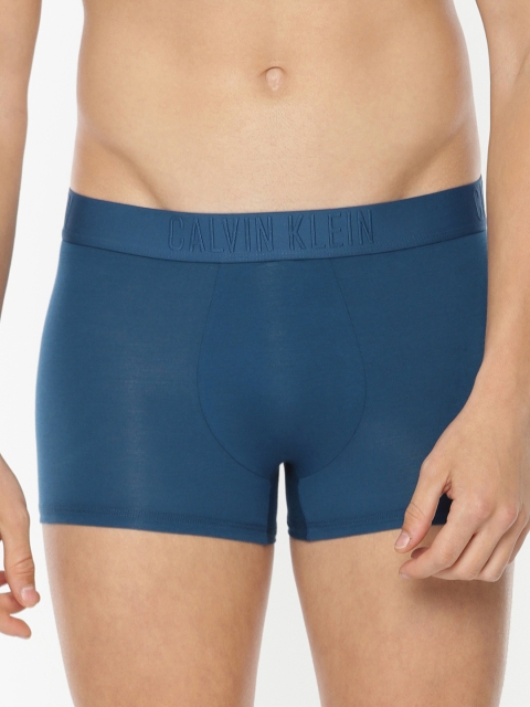 

Calvin Klein Underwear Men Blue Solid Trunks NB13079AI