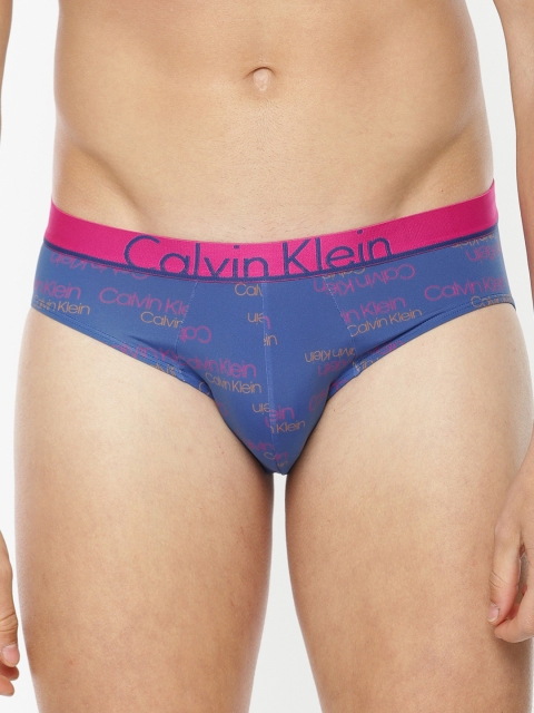 

Calvin Klein Underwear Men Blue Printed Briefs NU86342LH