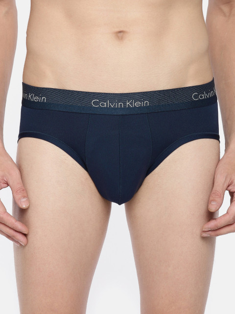 

Calvin Klein Underwear Men Navy Blue Solid Basic Brief NEW-NB14968SB-8SB