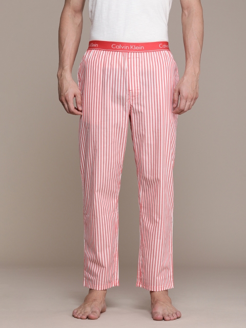 

Calvin Klein Underwear Men Red & White Striped Lounge Pants