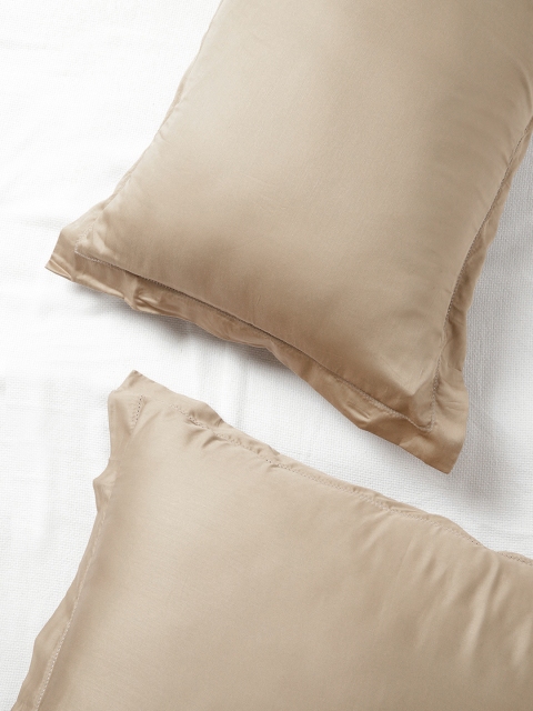 

SPACES Set of 2 Brown 300 TC Pillow Covers