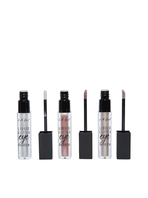 

L.A Girl Set of 3 Reverie Starlet Glitter Eyeshadows G42403, Silver