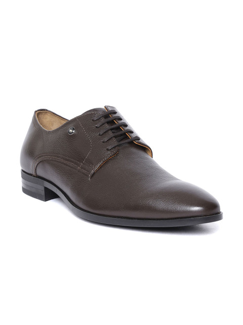 

Louis Philippe Men Coffee Brown Leather Formal Derbys