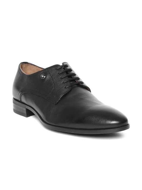 

Louis Philippe Men Black Leather Formal Derbys