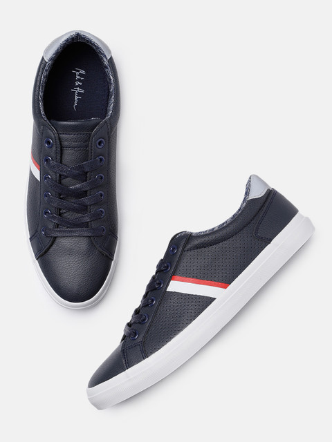 

Mast & Harbour Men Navy Blue Sneakers