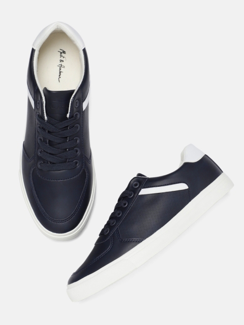 

Mast & Harbour Men Navy Blue Sneakers