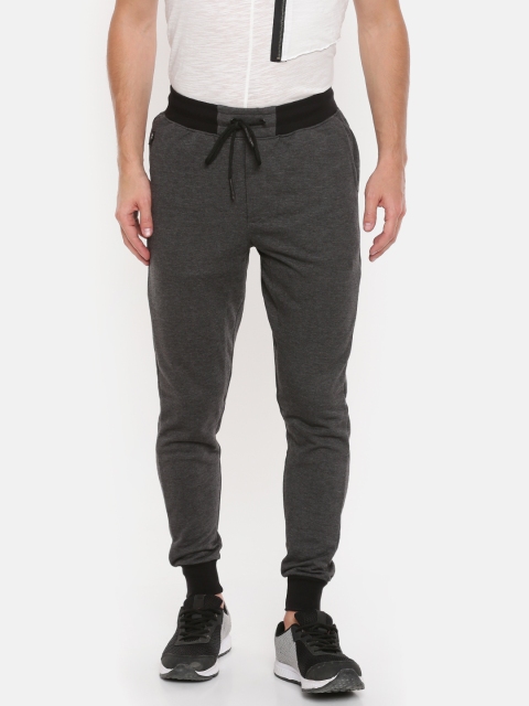 

SKULT by Shahid Kapoor Charcoal Grey Solid Slim Fit Joggers