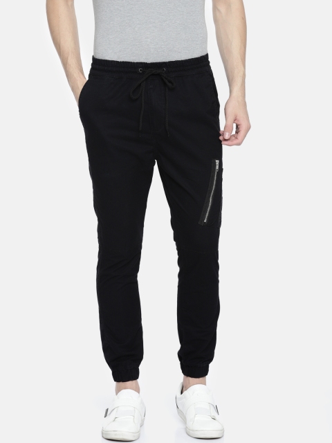 

SKULT by Shahid Kapoor Men Black Regular Fit Solid Joggers