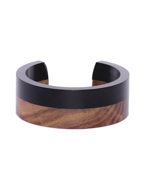 

Golden Peacock Brown & Black Handcrafted Sheesham Bangle