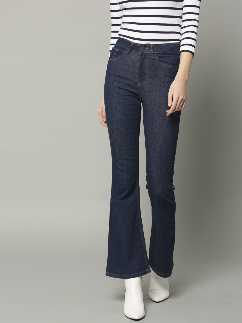 

Marks & Spencer Women Navy Blue Bootcut High-Rise Clean Look Stretchable Jeans