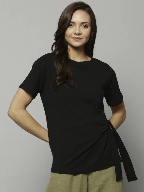 

Marks & Spencer Women Black Solid Top