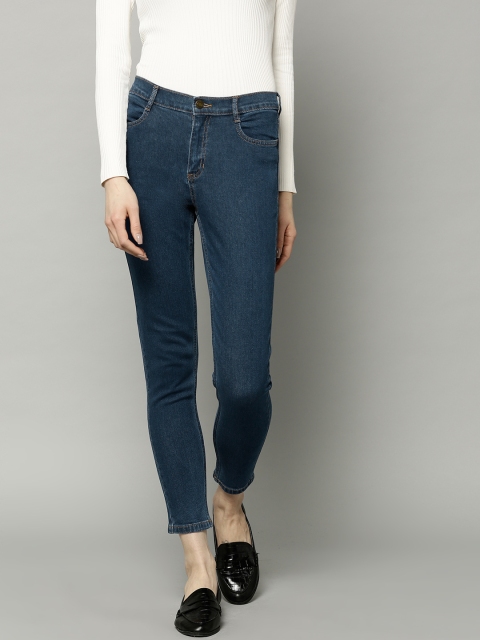 

Marks & Spencer Women Blue Skinny Fit Mid-Rise Clean Look Stretchable Jeans