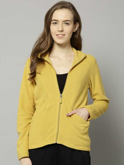 

Marks & Spencer Women Mustard Yellow Solid Sweatshirt