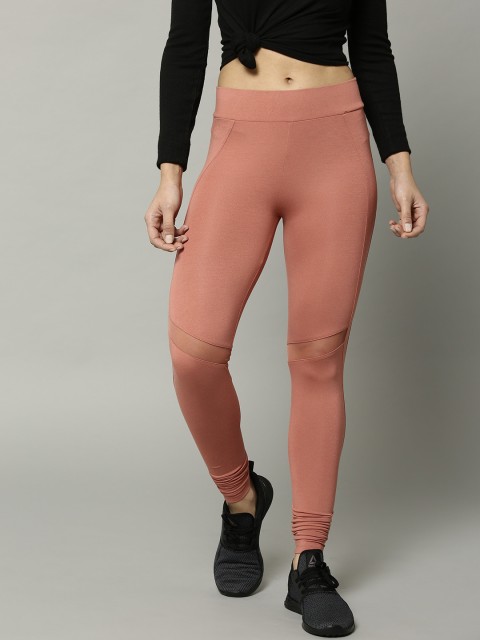 

Marks & Spencer Women Pink Solid Leggings