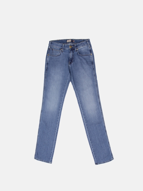 

Wrangler Men Blue Skanders Slim Fit Low-Rise Clean Look Stretchable Jeans
