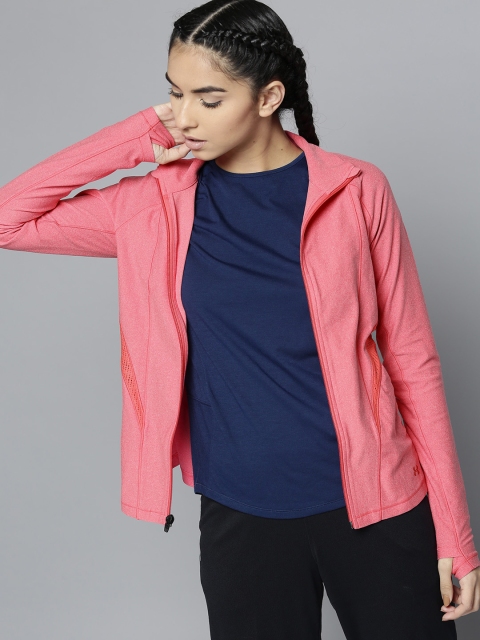 

UNDER ARMOUR Women Pink Solid Vanish Disrupt Mesh Sweatshirt