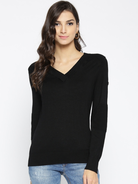 

Harley-Davidson Women Black Solid Pullover