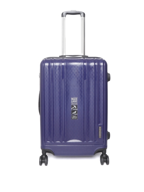 

GIORDANO Unisex Blue Textured Trolley Bag