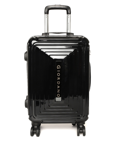 

GIORDANO Unisex Black Textured Hard Cabin Trolley Bag