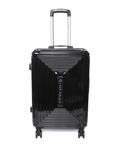 

GIORDANO Unisex Black Textured Hard Trolley Bag