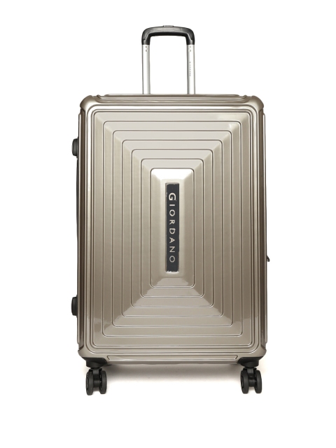

GIORDANO Unisex Grey Textured Hard Cabin Trolley Suitcase
