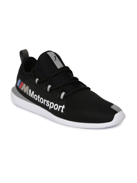 

Puma Men Black Textured BMW MMS Evo Cat Racer Sneakers