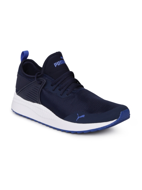 

Puma Men Navy Blue Pacer Next Cage Sneakers