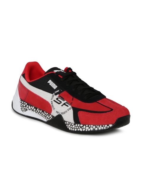 

PUMA Motorsport Men Red & Black Printed SF Speed Hybrid Sneakers