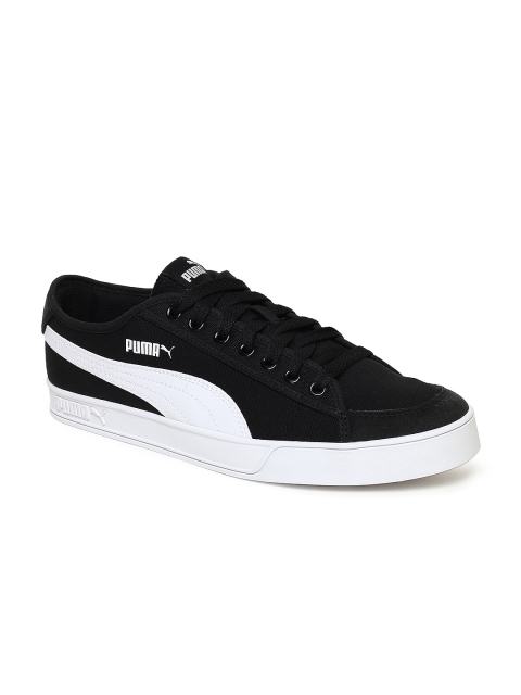 

Puma Unisex Black Smash v2 Vulc CV Sneakers