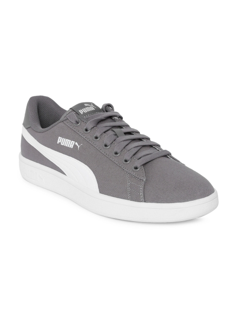 

Puma Unisex Charcoal Grey Smash v2 CV Sneakers