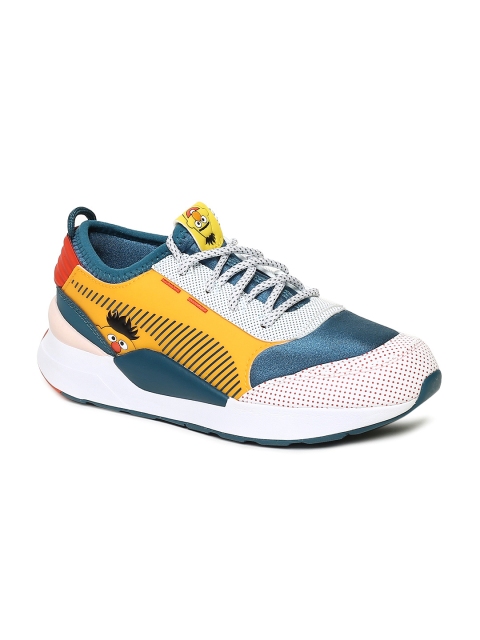 

Puma Kids Multi-Coloured Sesame Str 50 RS-0 PS Leather Sneakers