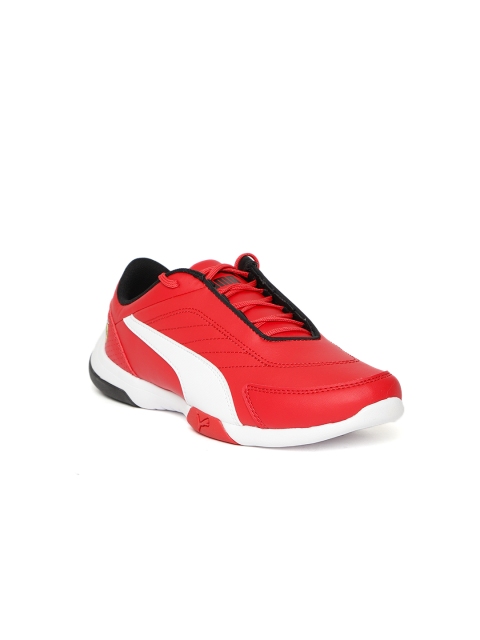 

Puma Kids Red & White SF Kart Cat III JR Sneakers