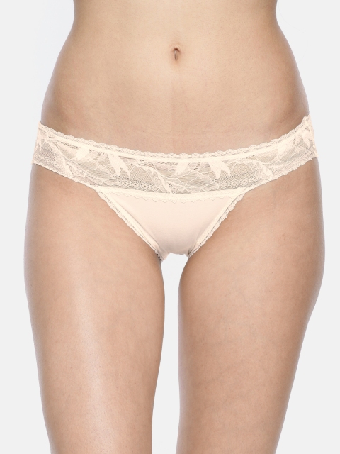 

Calvin Klein Underwear Women Cream-Coloured Lace Bikini Brief QF4753AD101