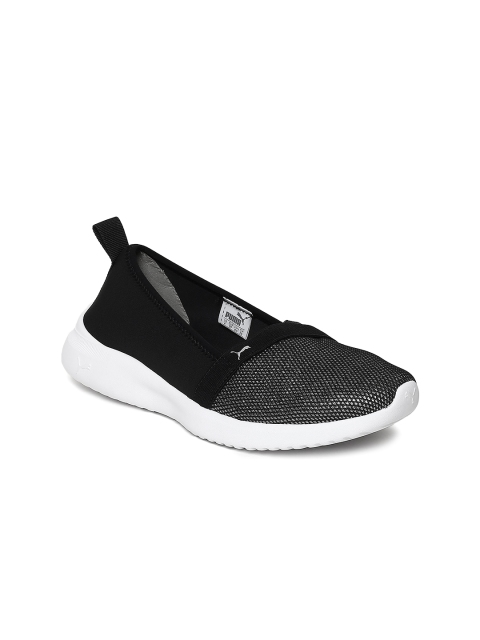 

Puma Women Black Solid Adelina Sparkle Flat Shoes