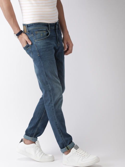 

Indian Terrain Men Blue Kruger Skinny Fit Low-Rise Clean Look Stretchable Jeans