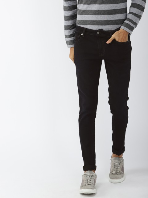 

Indian Terrain Men Blue Skinny Fit Low-Rise Clean Look Stretchable Jeans