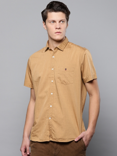 

Louis Philippe Sport Men Brown Slim Fit Solid Casual Shirt