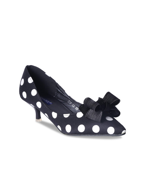 

MSC Women Black Printed Sandals