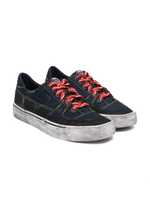 

DIESEL Men Navy Blue 355 FLIP Sneakers