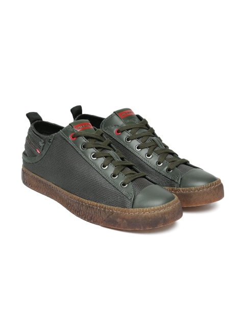 

DIESEL Men Olive Green MAGNETE Sneakers