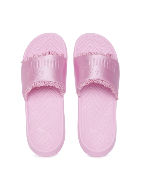 

Puma Women Pink Solid Sliders